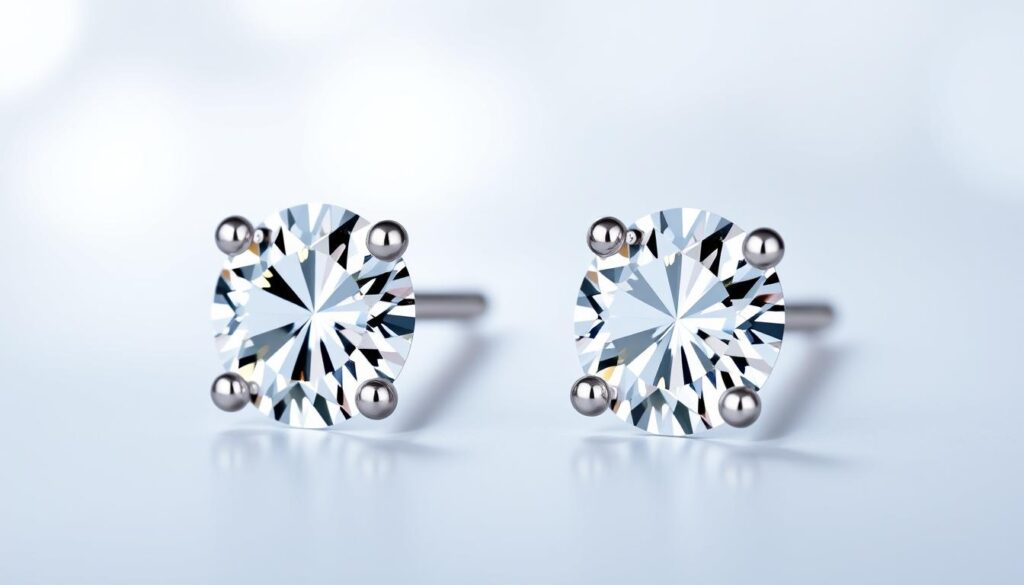 Blue Nile lab grown diamond studs