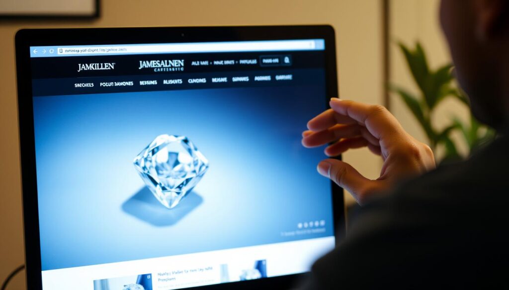 James Allen engagement rings