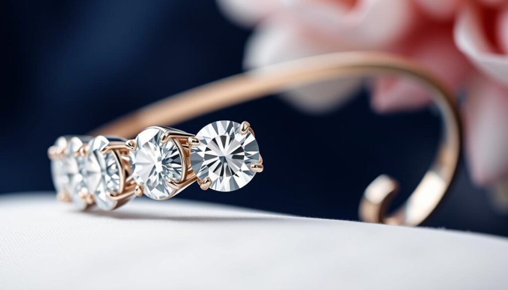 Jean Dousset lab grown diamond bracelets