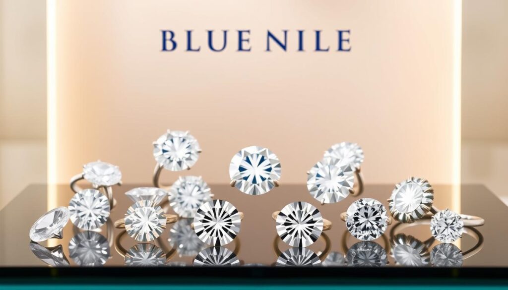 blue nile diamond selection