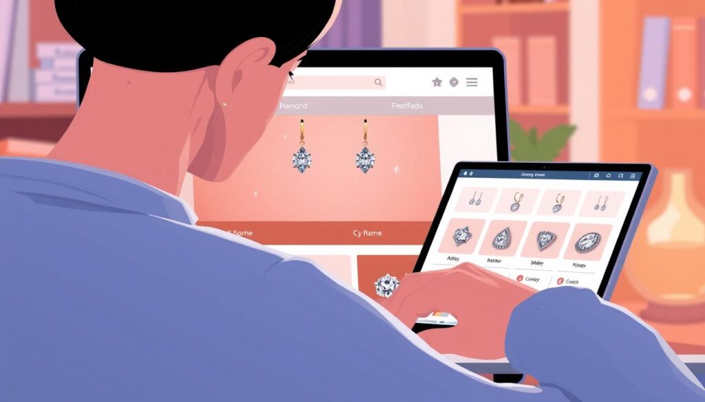 buy diamond earrings online