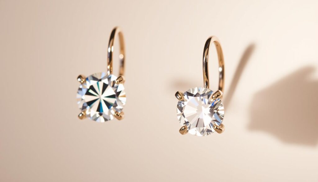 diamond earrings 4 C's