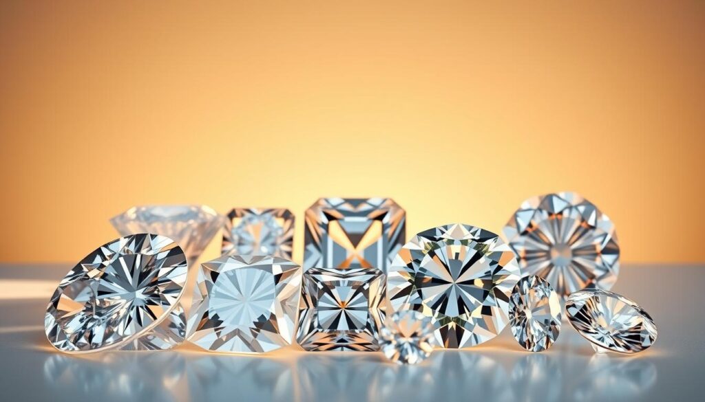 diamond shapes and cuts