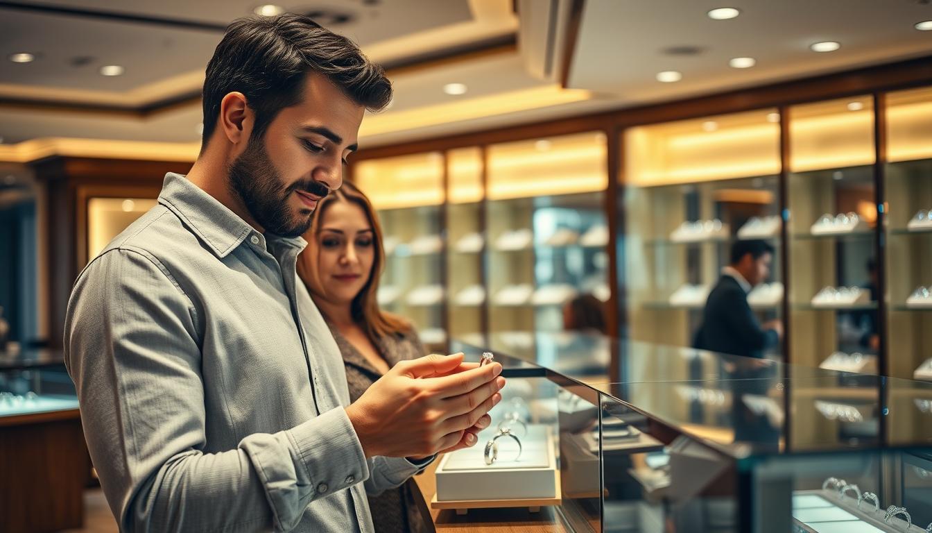 engagement ring shopping