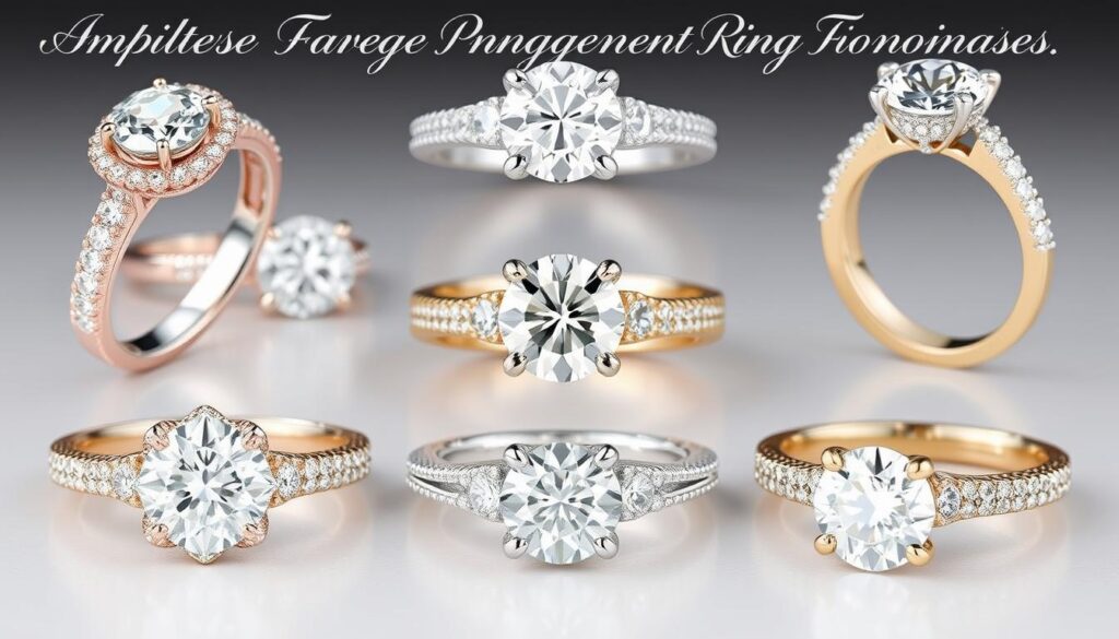 french pave engagement ring styles
