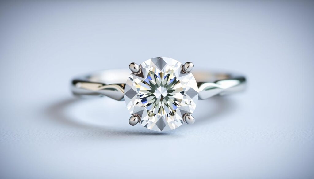 lab created diamond engagement ring prices