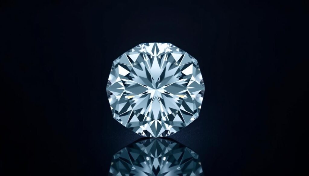 lab created hearts and arrows diamond