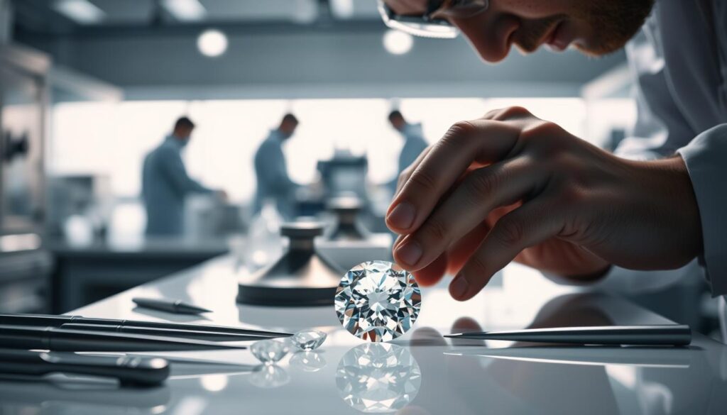 lab-grown diamond cutting techniques