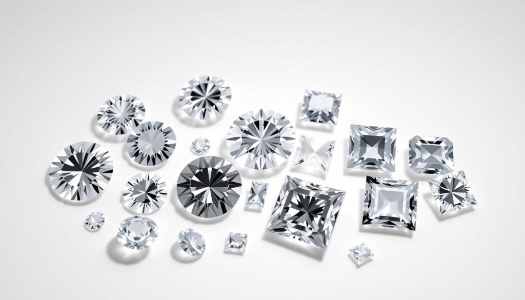 lab grown diamond shapes