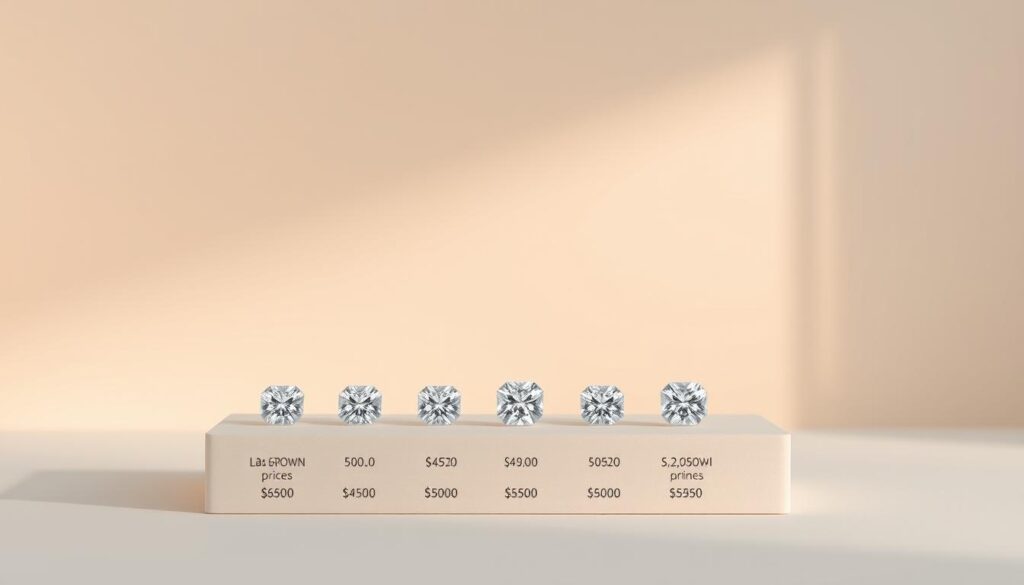 lab grown diamonds pricing comparison
