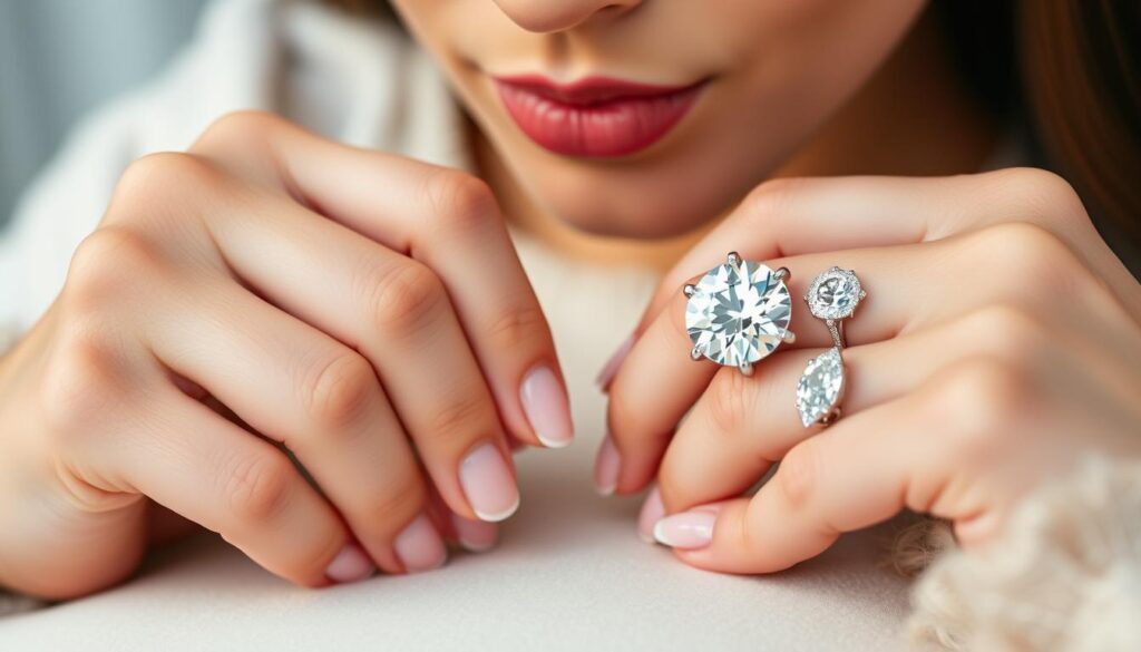 moissanite vs diamond comparison