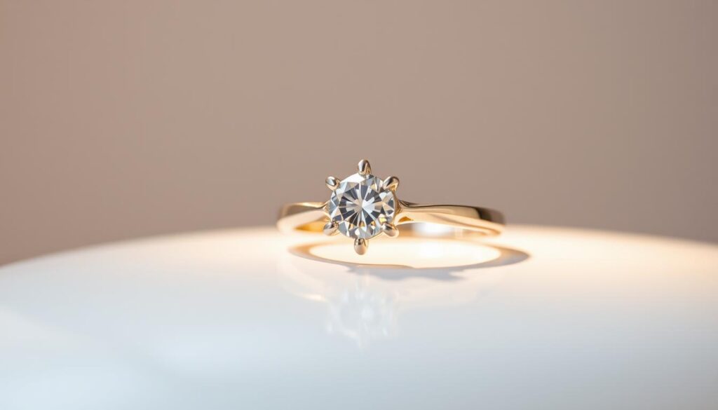 shared prong wedding band